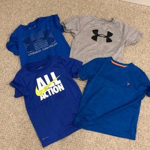 4 boys athletic T-shirts
